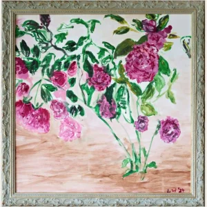 Pink Rose Bed