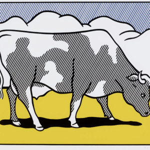 Cow Going Abstract